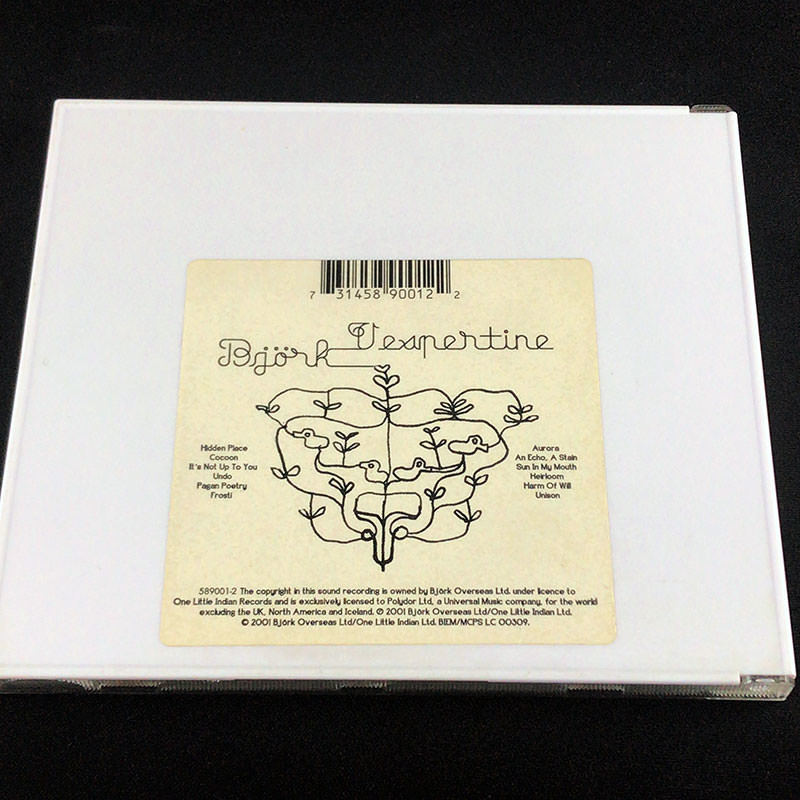 【#中古CD】★Bjork ビョーク - Vaspertine 輸入盤 2001年_画像2