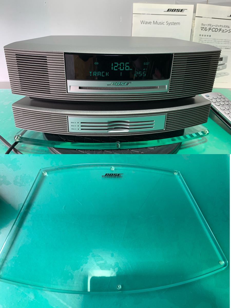 □BOSE CDデッキ Wave music system CDチェンジャー付きボーズ
