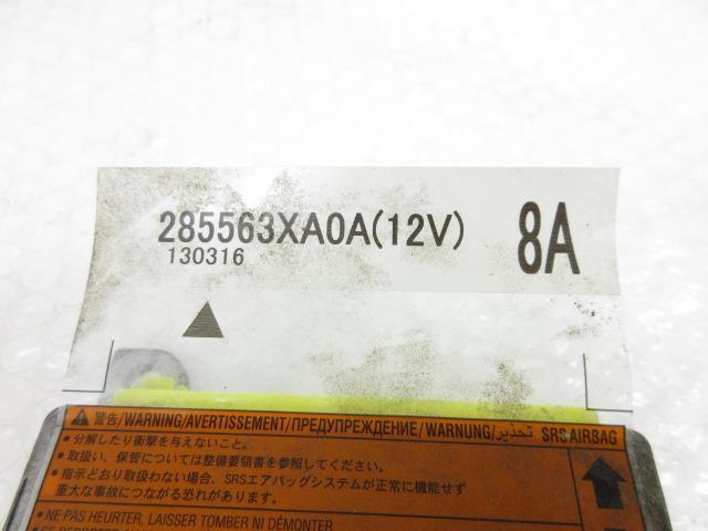 H25 NV350 キャラバン VW2E26 E26 (2) エアバック コンピューター CPU 28556-3XA0A 177062 4399_画像4