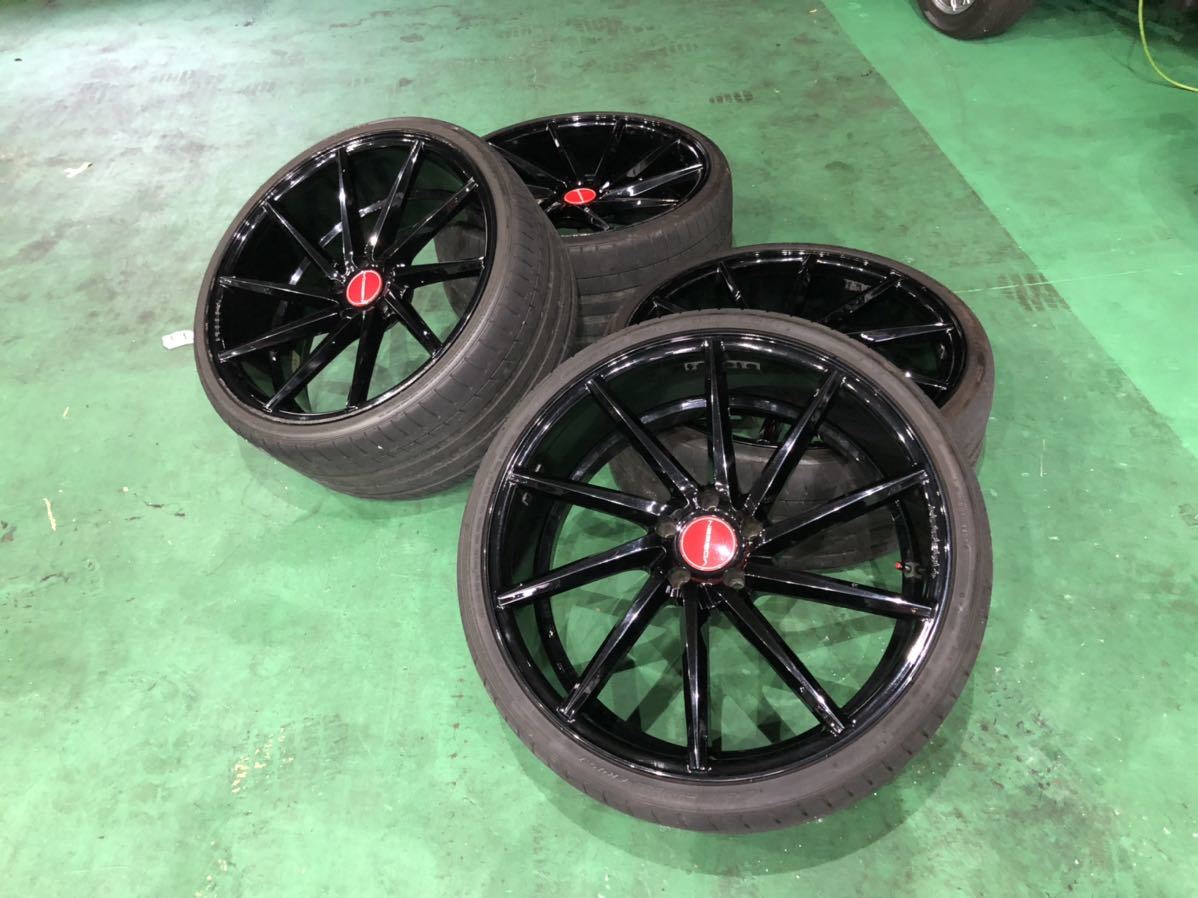 VOSSEN CVT 22インチ 4本SET 【F】:9J ET:30 PCD:120.0 ハブ径:72.6 【R】:10.5J ET:40 PCD:120.0 ハブ径:72.6 正規代理店物　コメント必読_画像2