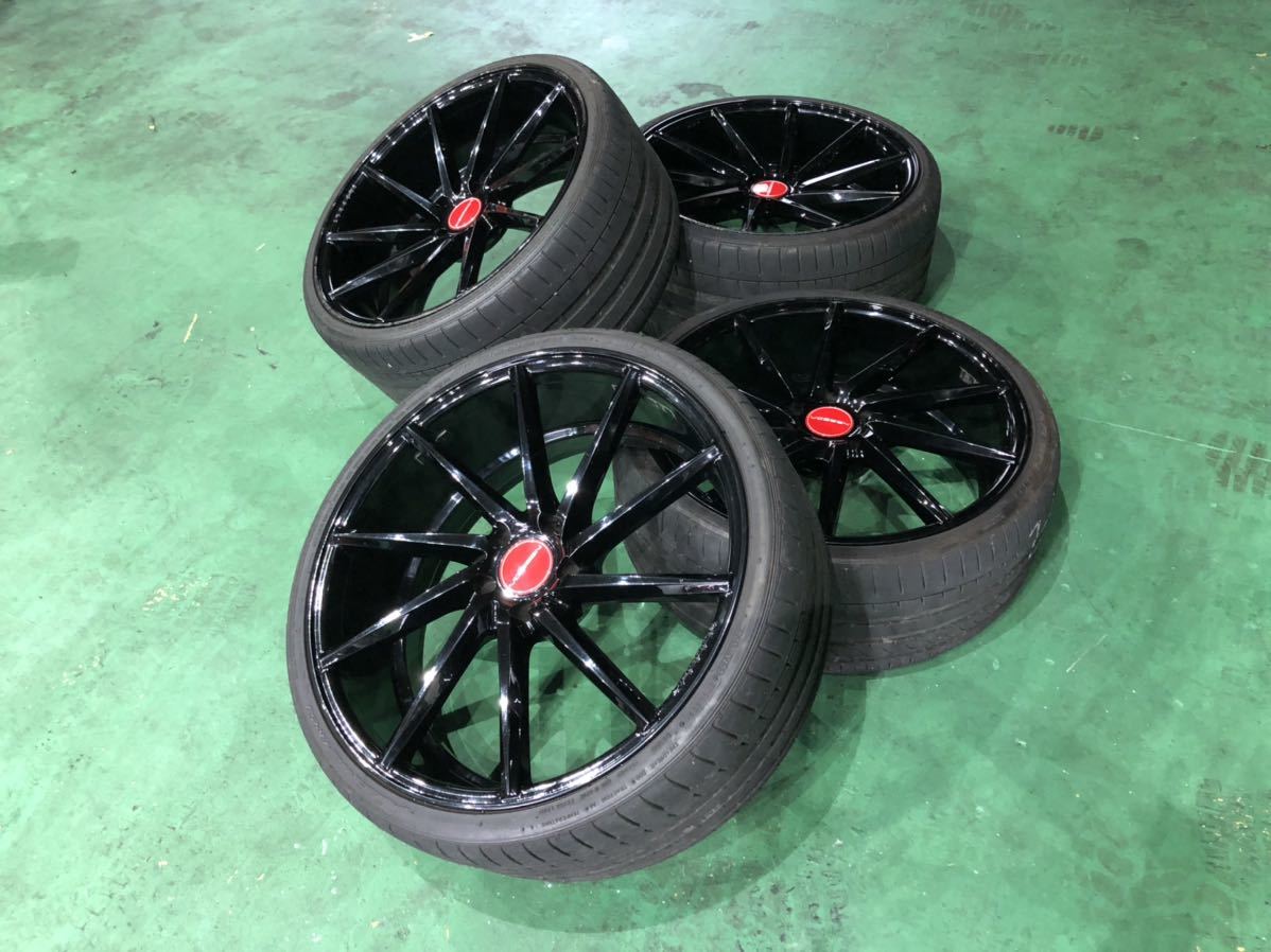 VOSSEN CVT 22インチ 4本SET 【F】:9J ET:30 PCD:120.0 ハブ径:72.6 【R】:10.5J ET:40 PCD:120.0 ハブ径:72.6 正規代理店物　コメント必読_画像1