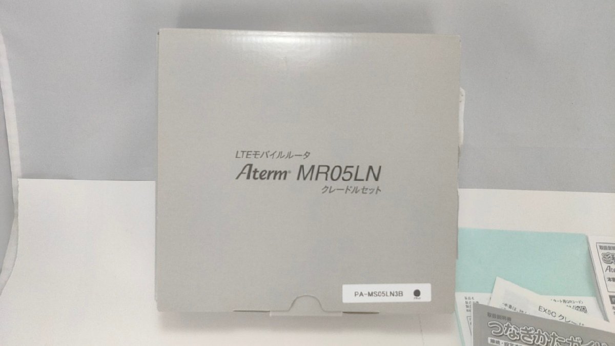 NEC Aterm MR05N グレードルセット LTE モバイルルーター PA-MS05LN3B　動作確認済み_画像8