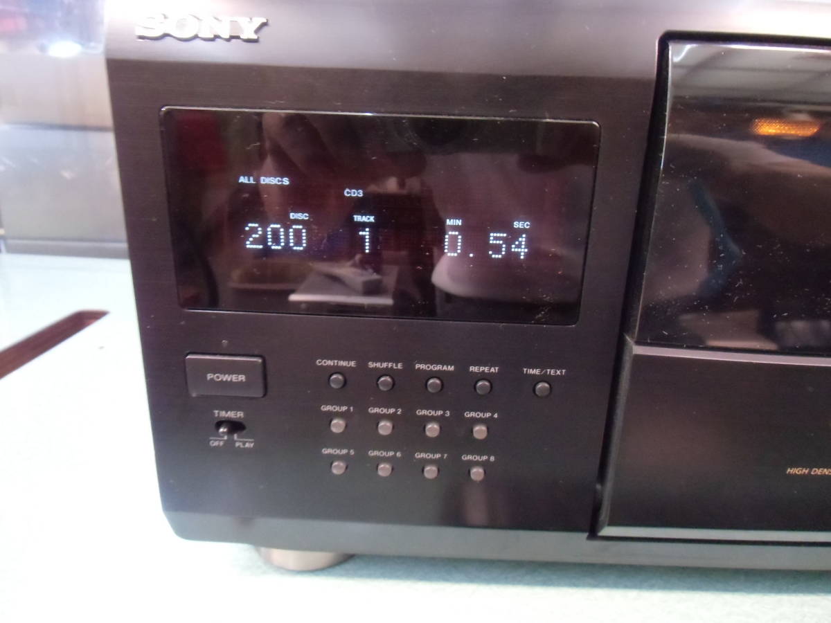 SONY 200枚CDチェンジャーCDP-CX200F リモコン付き 動作品 | www