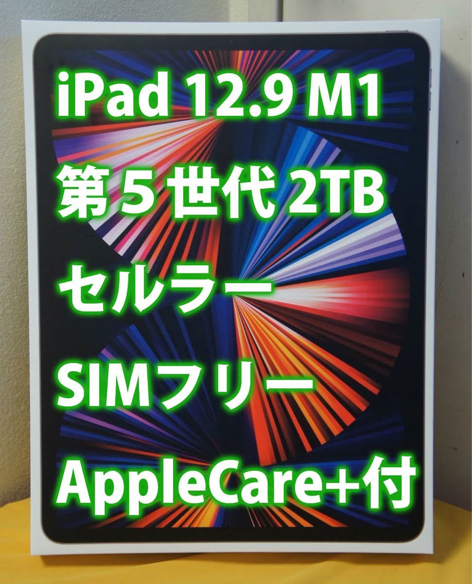 68900円 安値 iPad Pro 12.9 第5世代 256GB Apple care 付