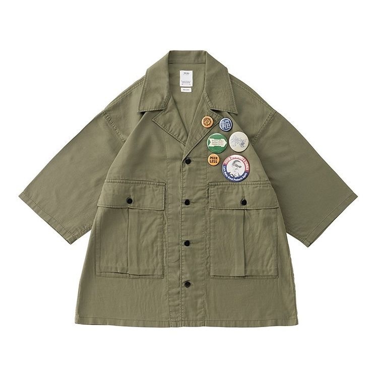 ビズビム メンズ シャツ トップス Visvim Cornet Short Sleeve Shirt