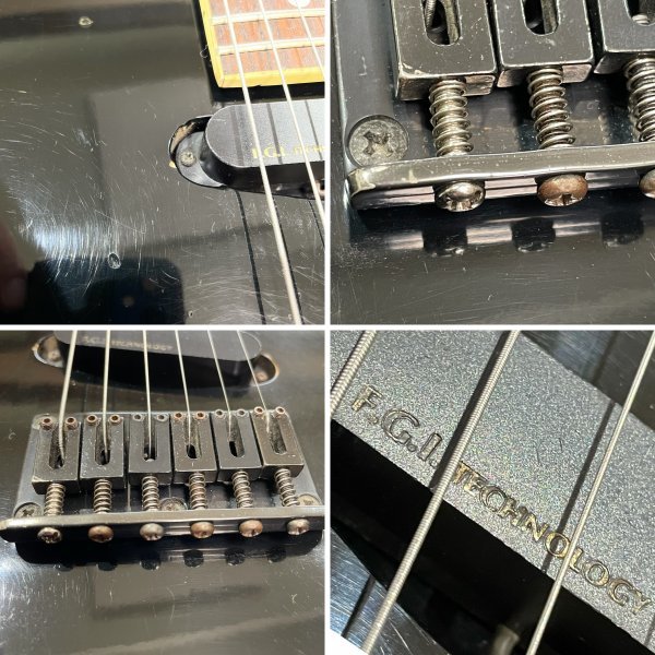 ★ FERNANDES ★ TEJ-70 ★ フェルナンデス ★ GOTOH ペグ★ アクティブPU F.G.I. TECHNOLOGY ゴールド ★ ケースなし ★ ３.７キロ ★_画像9