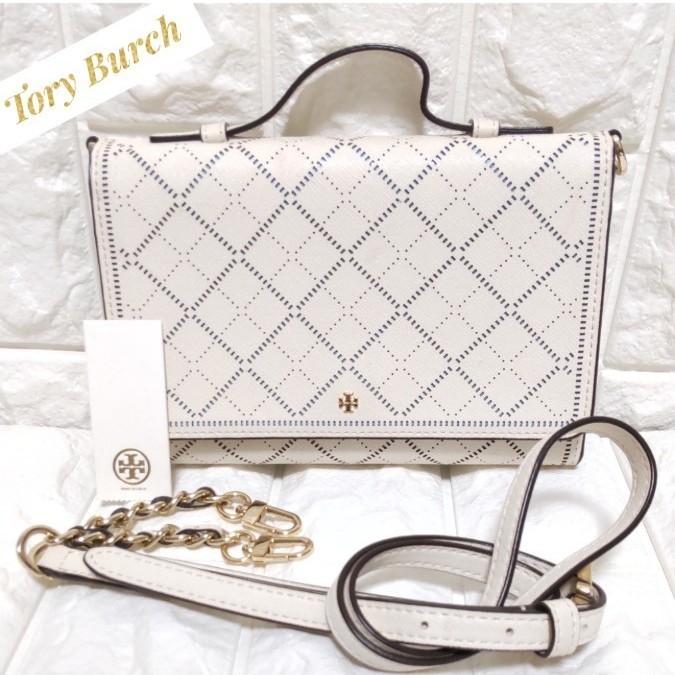 PayPay先行割引 Tory Burch トリーバーチ お財布ショルダーバッグ タグ