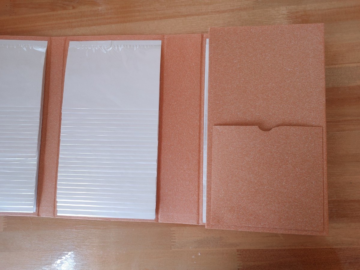 ポストカードインデックス200　ハガキファイル　本棚に　フォトアルバム　ファイルケース　写真ファイル