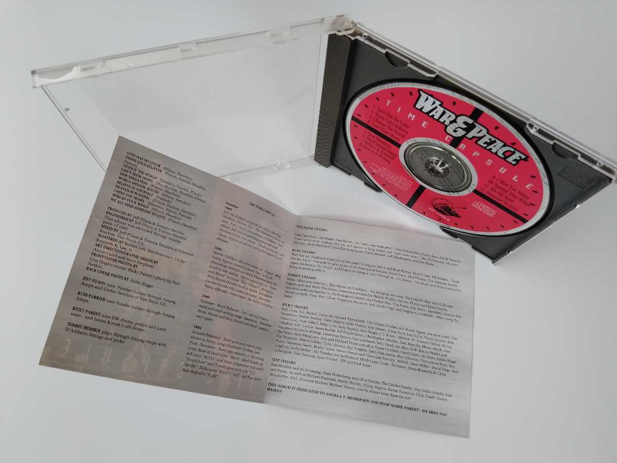 [Dokken/Steel Panther]WAR & PEACE / Time Capsule CD SHRAPNEL US оригинал SH1065-2 93 год название запись,Jeff Pilson,Russ Parrish,
