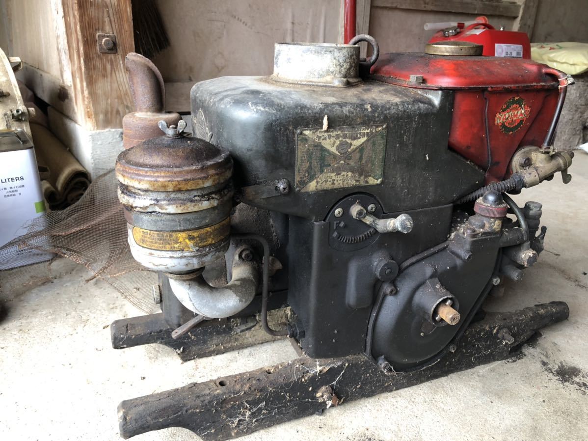 ヤンマーディーゼルエンジン 発動機 昭和レトロ ヤンマーディーゼルエンジン 発動機 昭和レトロ