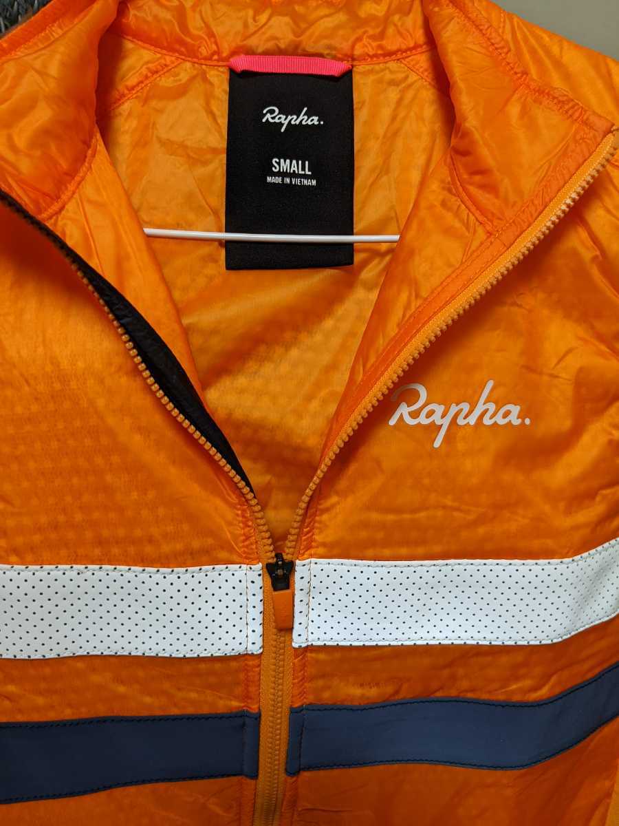 Rapha メンズ ブルべ インサレーティッド ジレ Sサイズ オレンジ