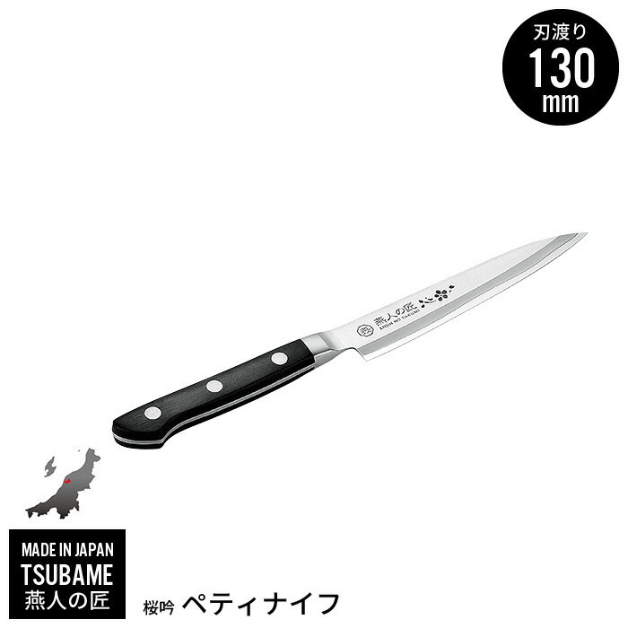 ペティナイフ 13cm 包丁 ステンレス 小型 ミニナイフ 果物 皮むき ナイフ 本割込 プロ 切れ味 耐久性 燕三条 人気 おすすめ M5-MGKYM00033_画像1