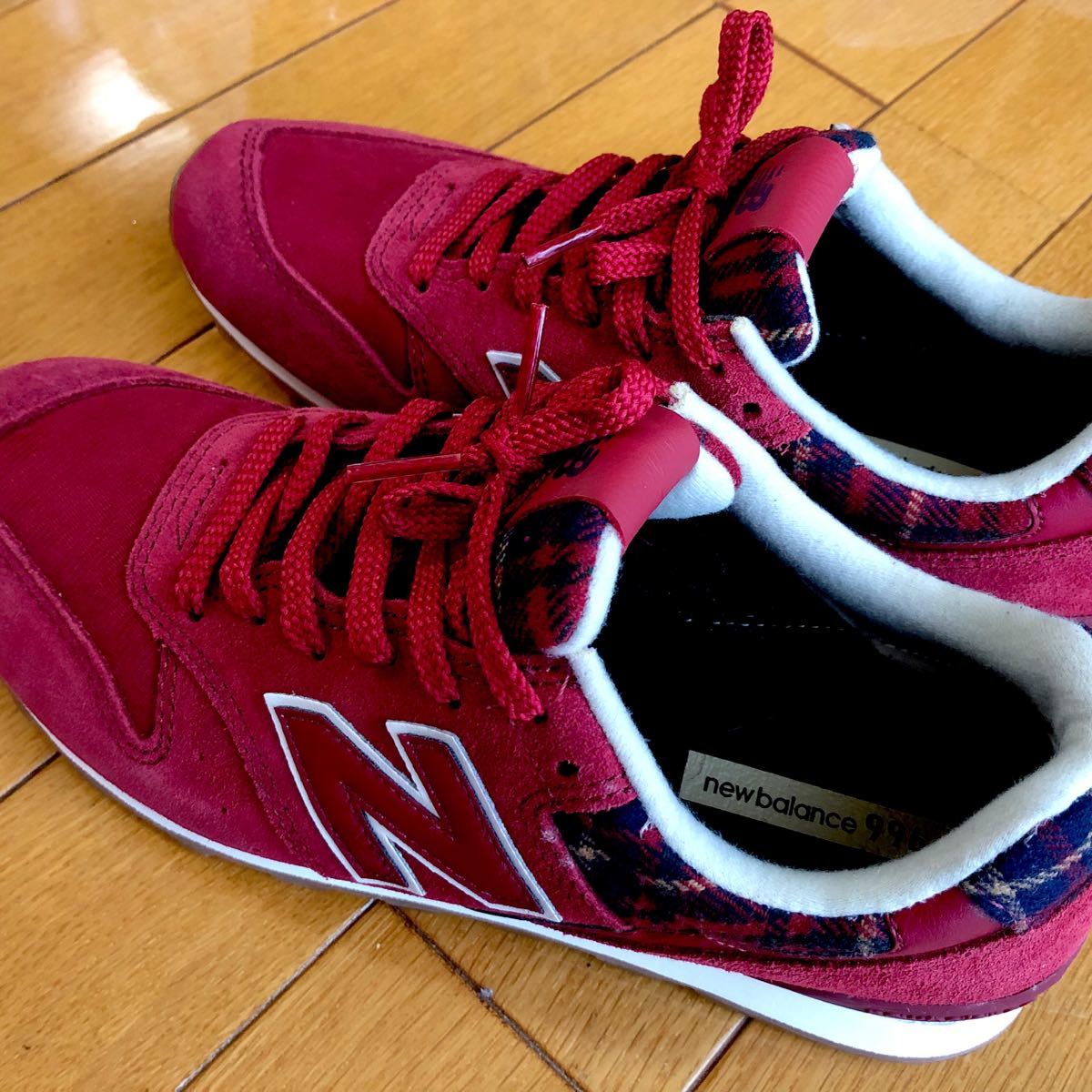 新品未使用 ニューバランス WL996CG 赤 チェック 25 5cm|PayPayフリマ