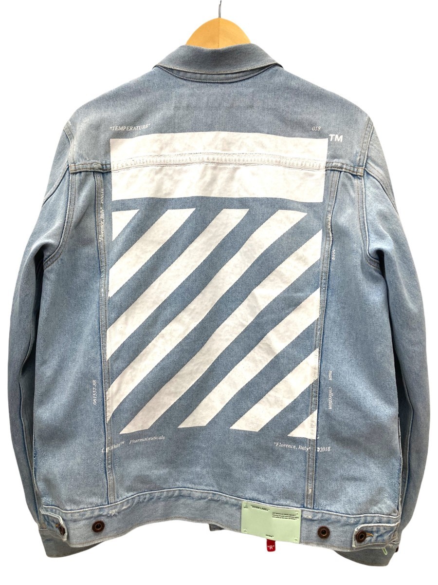 OFF-WHITE (オフホワイト) Striped Denim Jacket デニムジャケット G