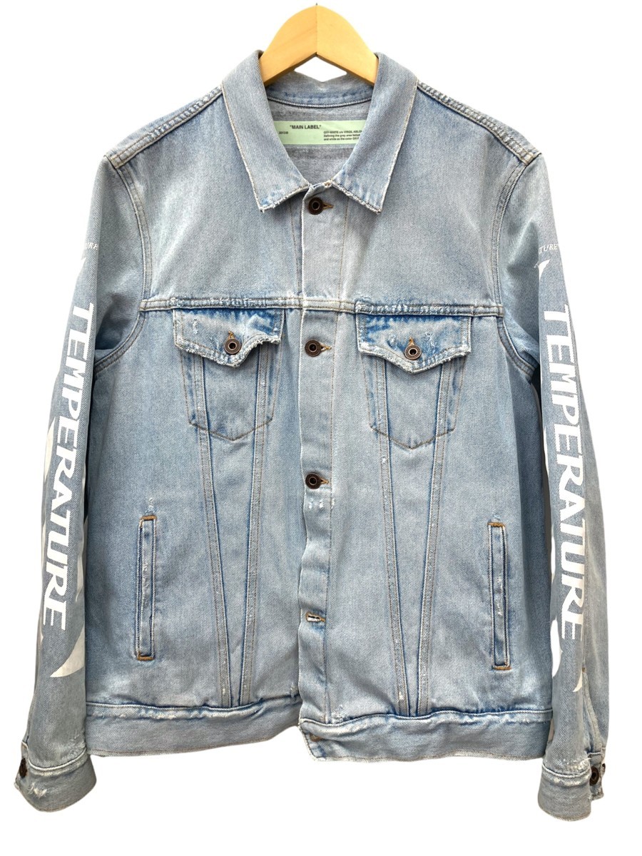 OFF-WHITE (オフホワイト) Striped Denim Jacket デニムジャケット G