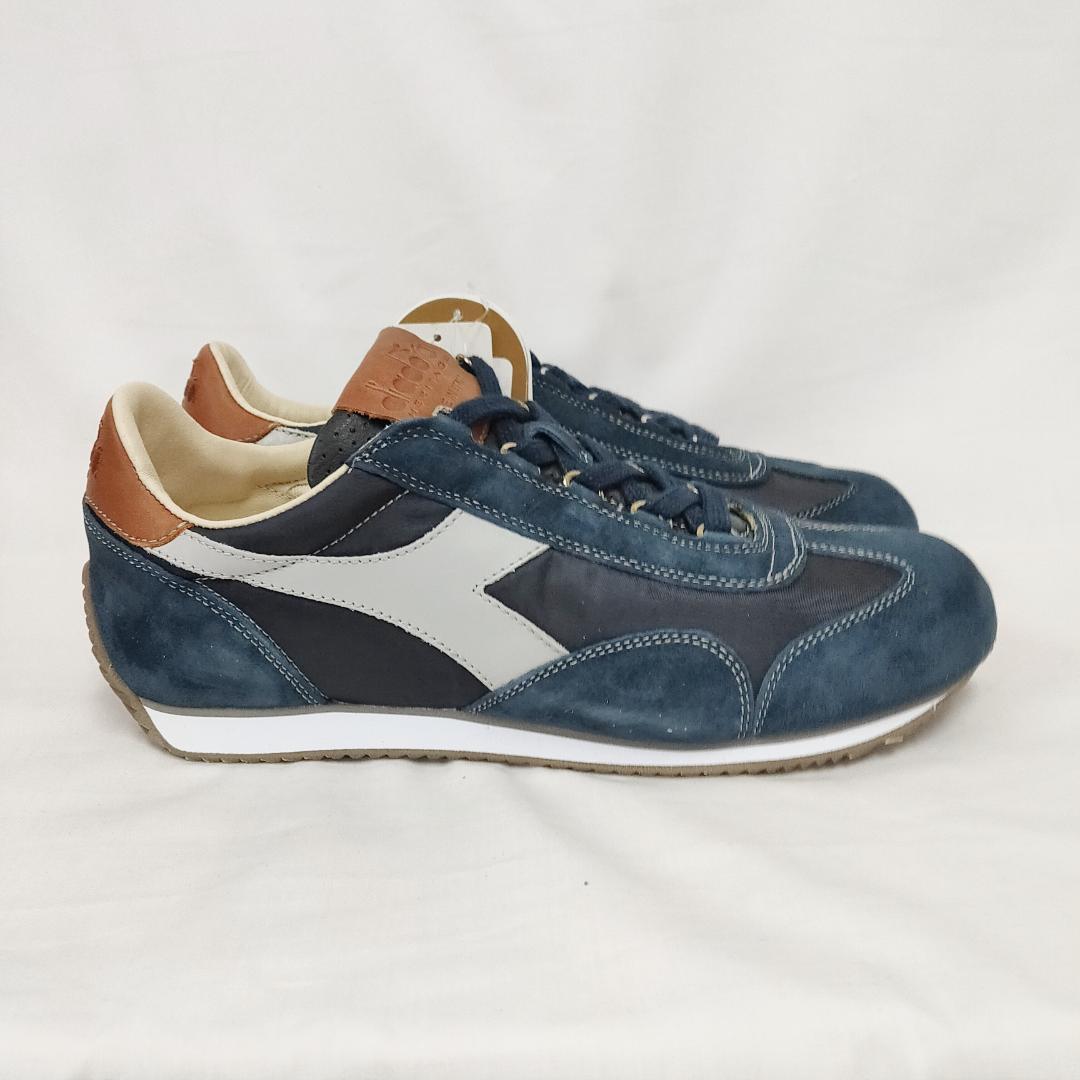 ●○新品 未使用 diadora heritage 定番レザースニーカー ネイビー○●_画像5