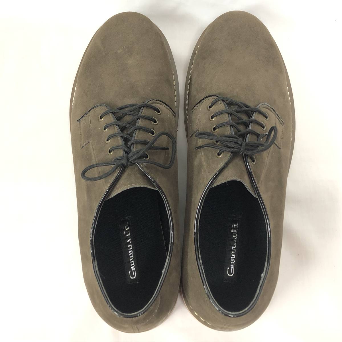 0* new goods unused Goodyear Guranisutaglani start Police man shoes men's 10 Goodyear welt made law suede khaki 