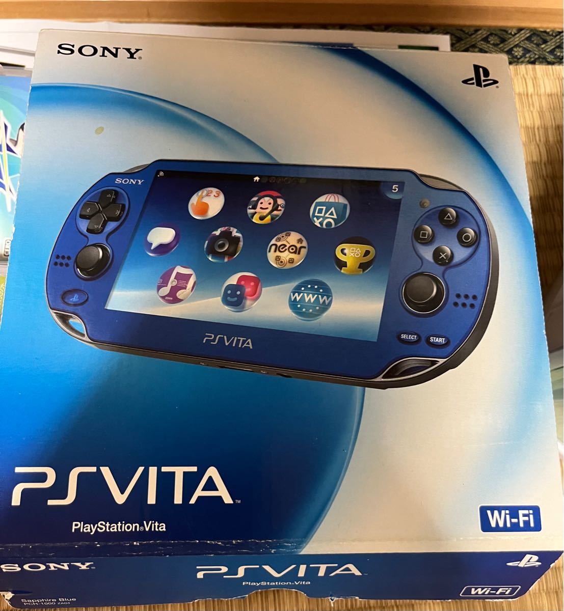 PlayStation Vita Wi-Fiモデル サファイア・ブルー PCH-1000 ZA04