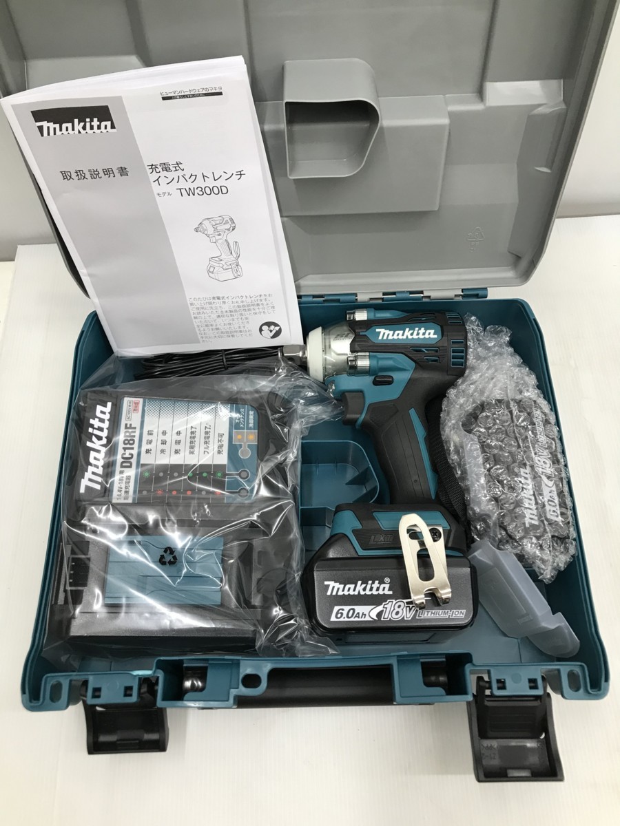 未使用品】☆マキタ(makita) 充電式インパクトレンチ 18V6Ah バッテリ