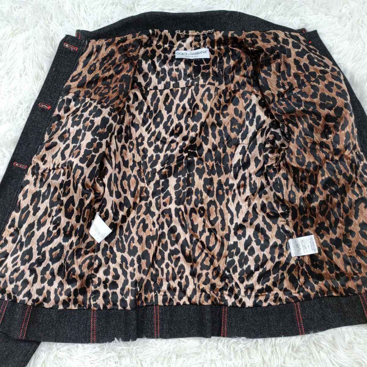 美品】ドルチェ&ガッバーナ DOLCE&GABBANA D&G レオパード ヒョウ柄