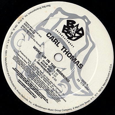 【□38】Carl Thomas/I Wish (Remix)/12"/Woke Up In The Morning/US Promo Only/Mario Winans/Mike City/P. Diddy/LL Cool J_画像3