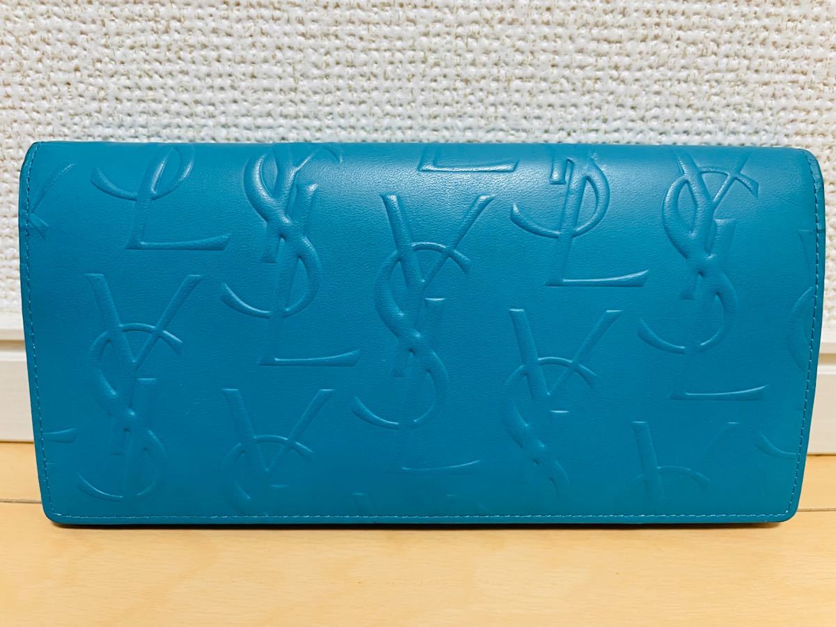 YVES SAINT LAURENT YSL イヴ・サンローラン ヴィンテージ ロゴ型押し