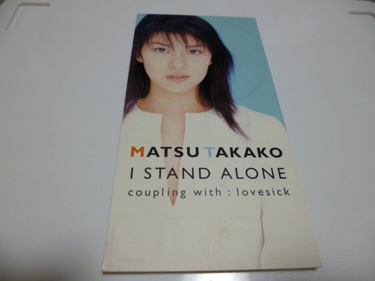 8cm屋）松たか子「I　STAND　ALONE」非売品しおり付き　８ＣＭ_画像1