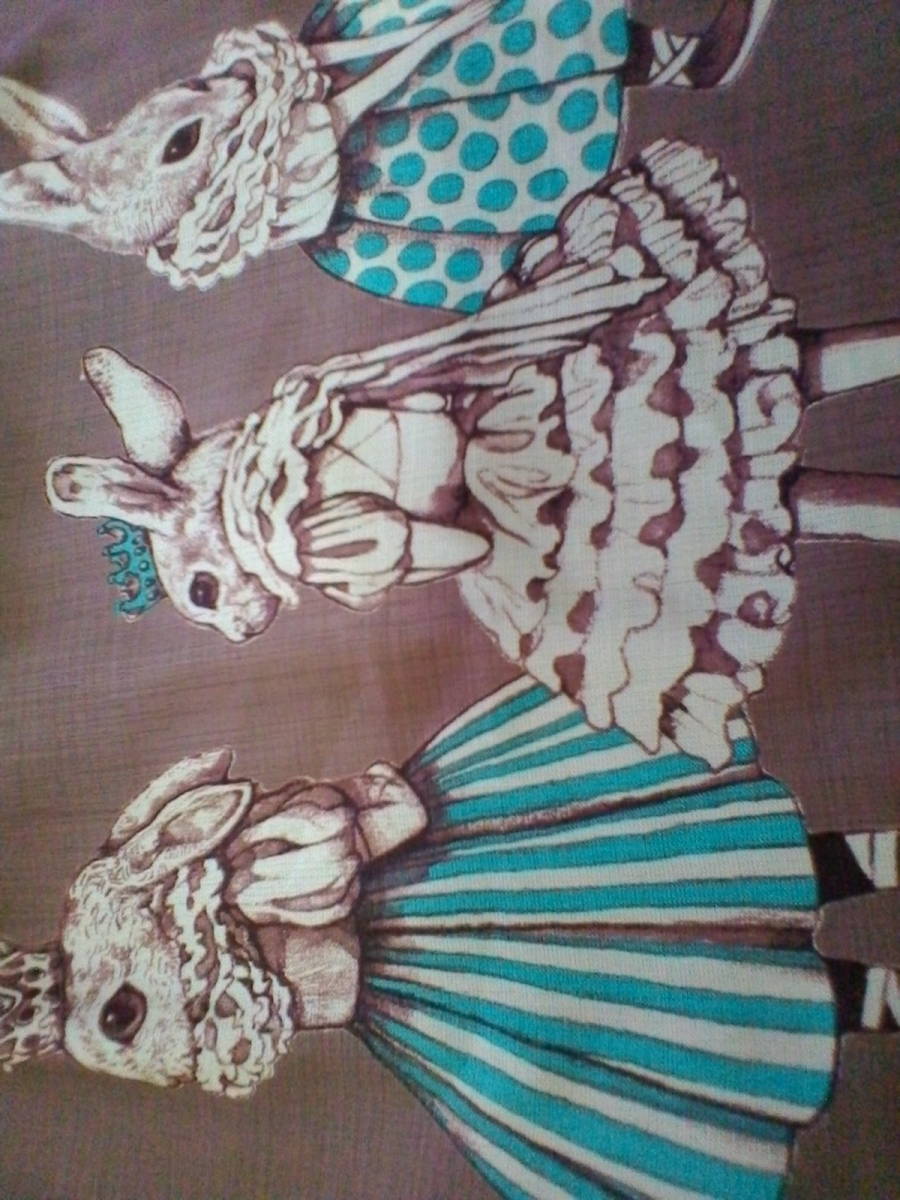  rare!higchiyuuko× Emily Templecute collaboration rabbit ba Rely na One-piece jumper skirt beautiful goods rabbit 
