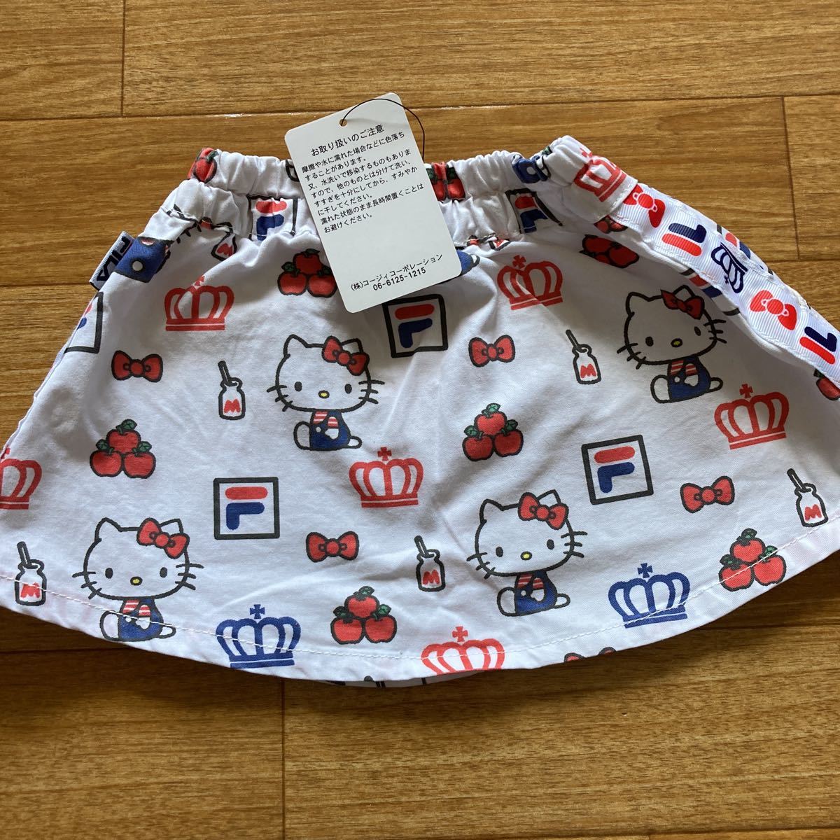 BABYDOLL☆FILA☆スカート☆90サイズ☆未使用☆キティ_画像3