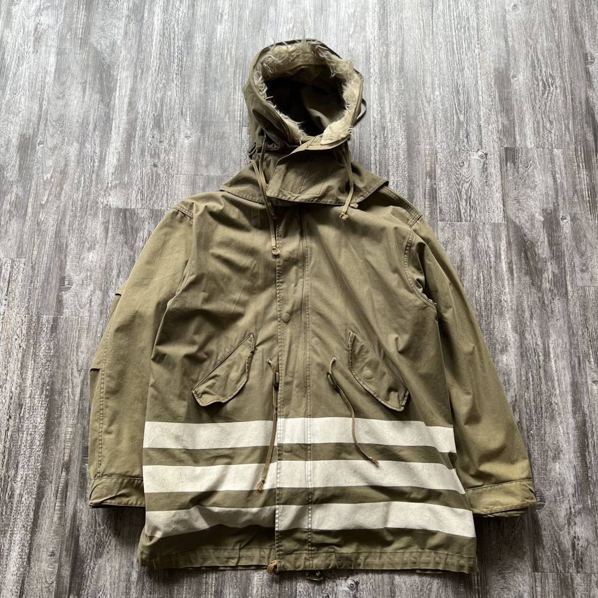 AW1997 HELMUT LANG M-65 type Painted Coat ヘルムートラング