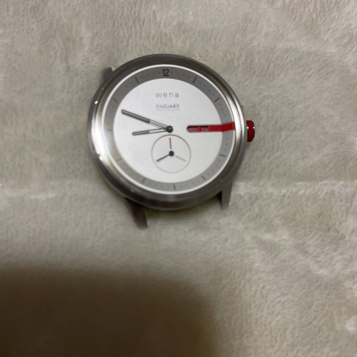 ソニー SONY wena Three Hands Silver desinged by Giugiaro