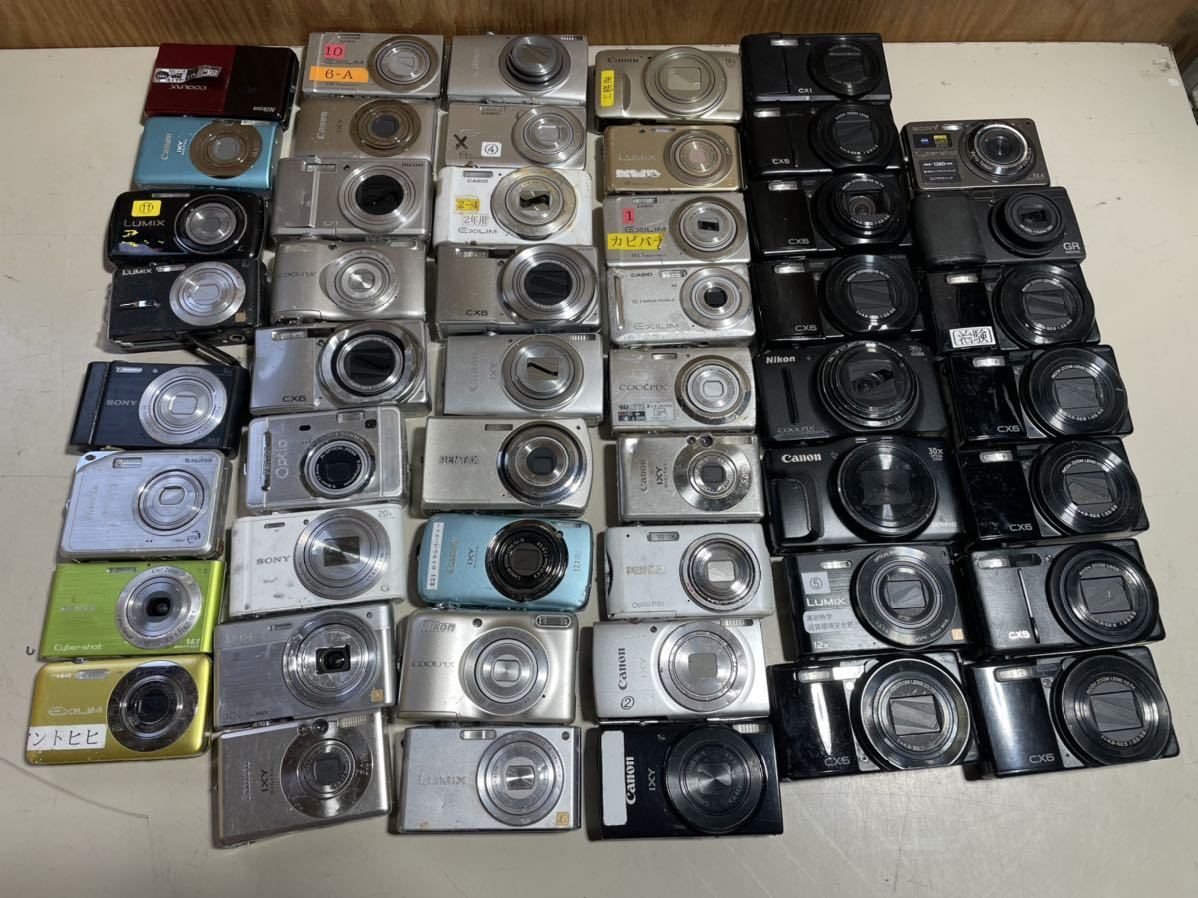 ① Canon SONY CASIO Nikon コンパクトデジタルカメラ 50台まとめ売り