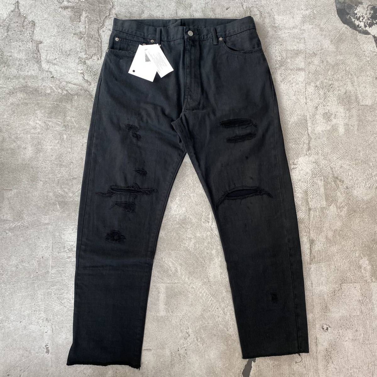 20ss 試着程度 visvim ビズビム SS JOURNEYMAN PANTS BLK TACKED CRASH