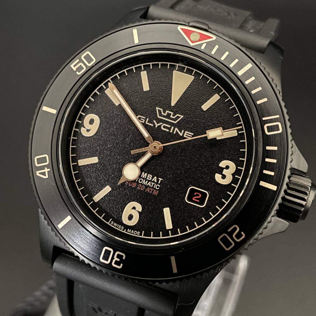 グリシン/Glycine/Combat Sub/コンバットサブ/自動巻/42mm/メンズ腕時計/パイロット/ミリタリー/黒 ブラック/(3針+カレンダー)|売買されたオークション情報、yahooの商品情報をアーカイブ公開 - オークファン(aucfan.com) グリシン/Glycine/Combat Sub/コンバットサブ/自動巻/42mm/メンズ腕時計/パイロット/ミリタリー/黒 ブラック/(3針+カレンダー)|売買されたオークション情報、yahooの商品情報をアーカイブ公開 - オークファン(aucfan.com)