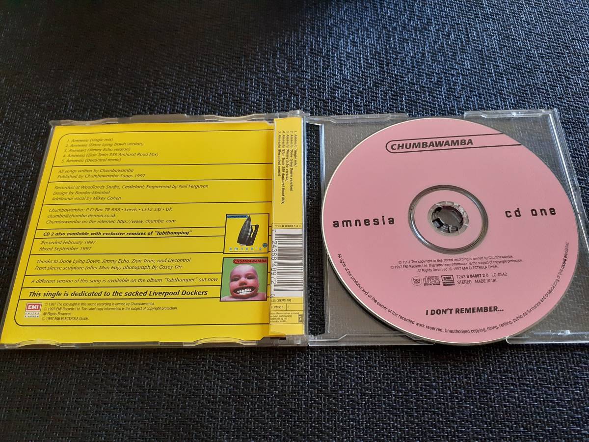 J6148【CD】チャンバワンバ Chumbawamba / Amnesia (5Ver)_画像2