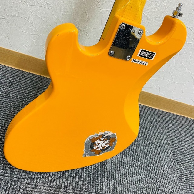 ベース エレキベース 楽器 音楽 バンド 四弦 ロック オレンジ 本体のみ