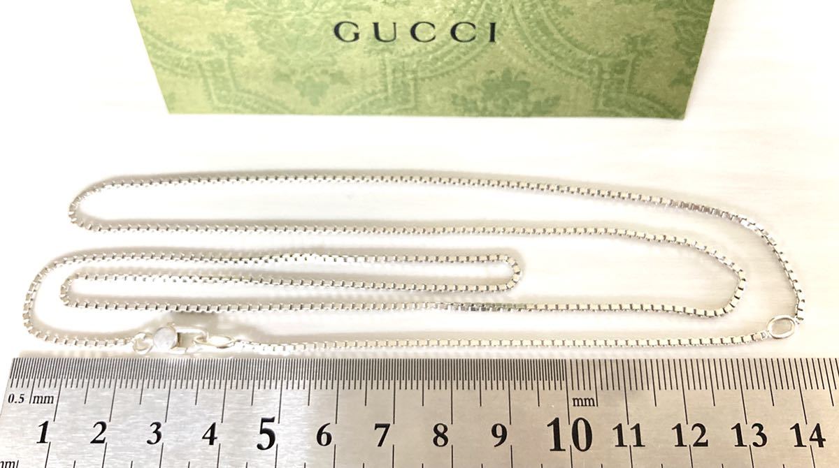 正規品 GUCCI/グッチ ベネチアンチェーンネックレス シルバー925
