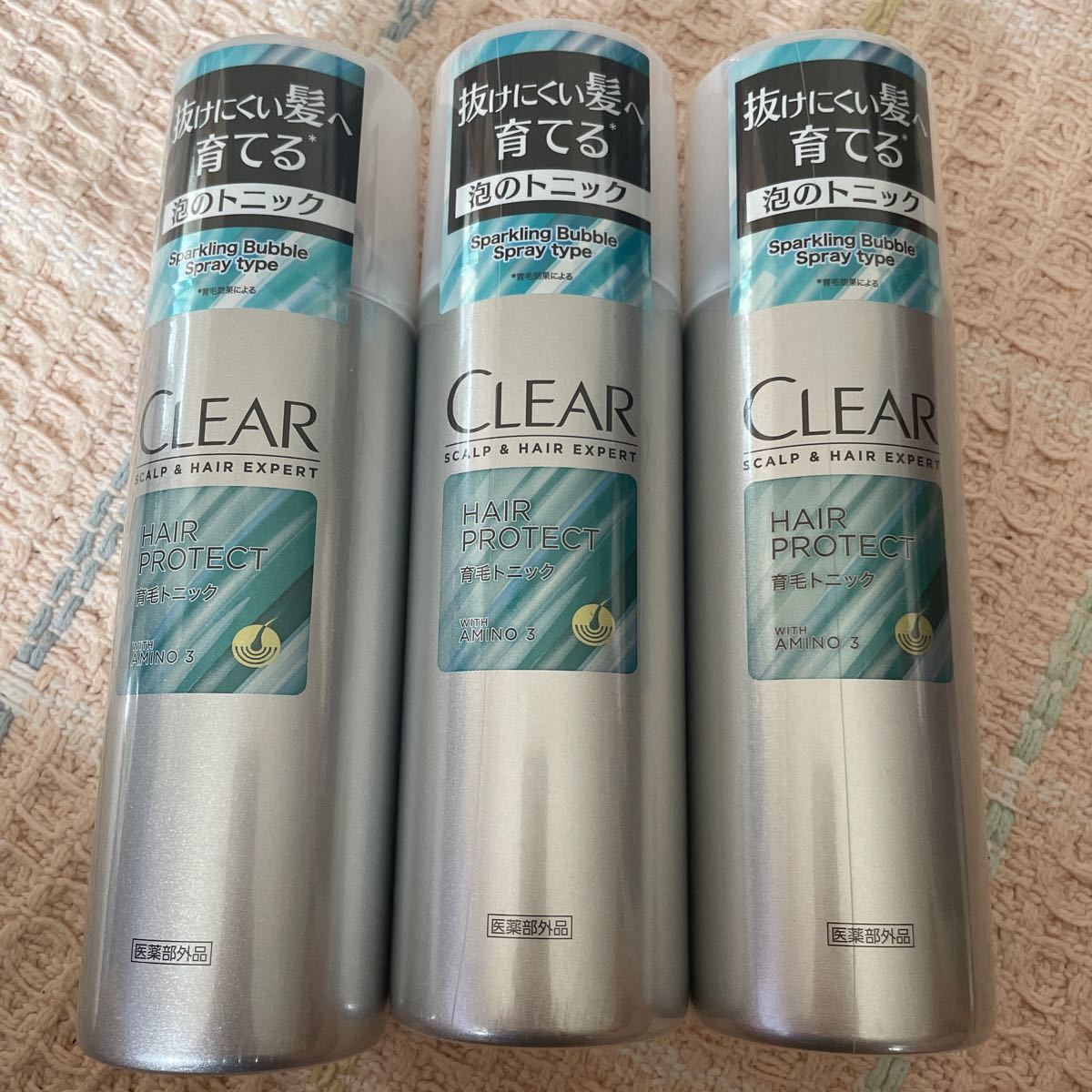 clear 育毛トニック　3本セット