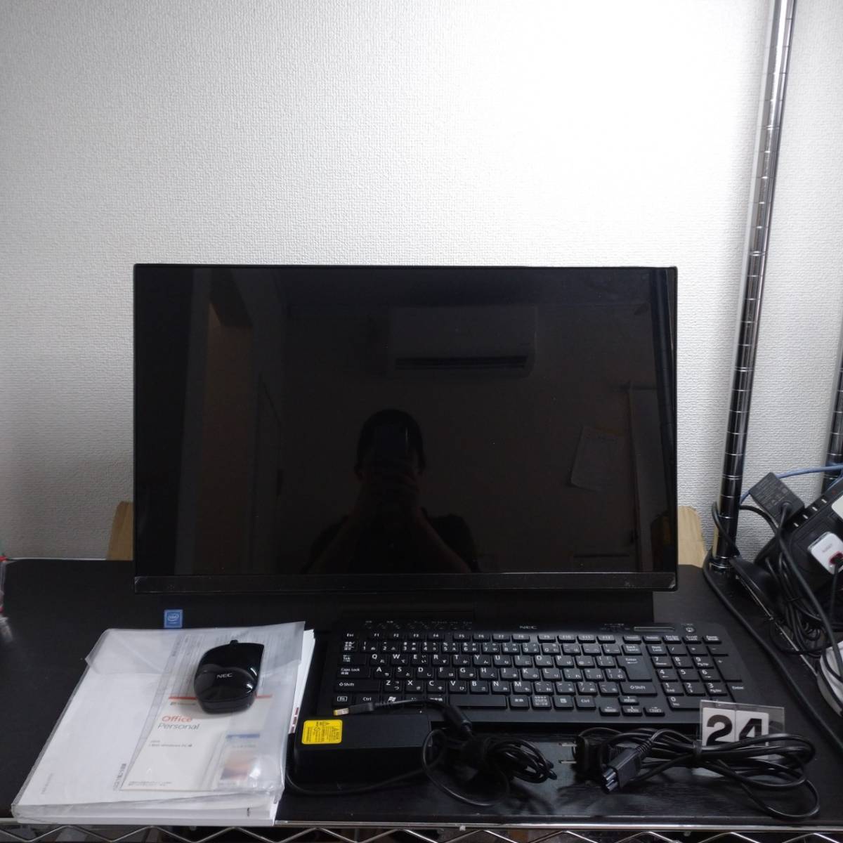 24【通電ok ネット通信ok】新品フィルム付 LAVIE Desk All-in-one PC