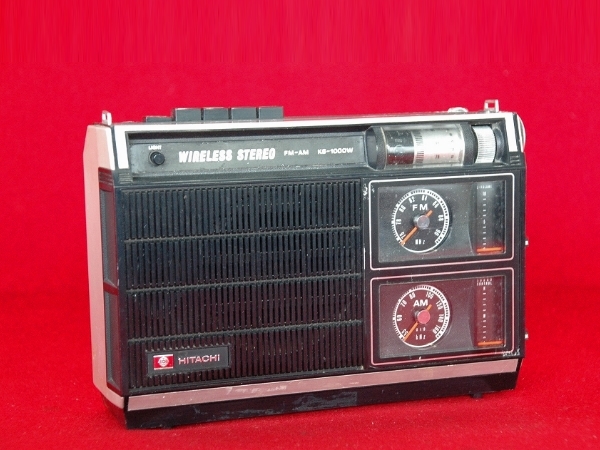 [ Vintage /HITACHI/ Hitachi /FM/AM/ wireless stereo radio /KS-1000W/ present condition goods ] radio wave 