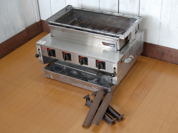 【マルゼン/下火式焼き物器/グリラー/都市ガス】焼鳥焼肉厨房機器