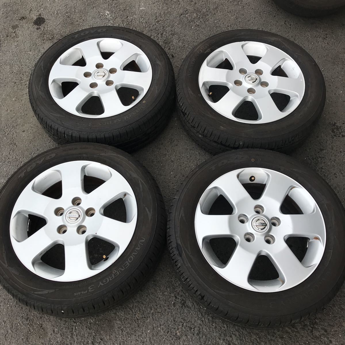 ニッサン セレナ CC25 純正アルミホイール&タイヤ 4本セット 16×6.0J