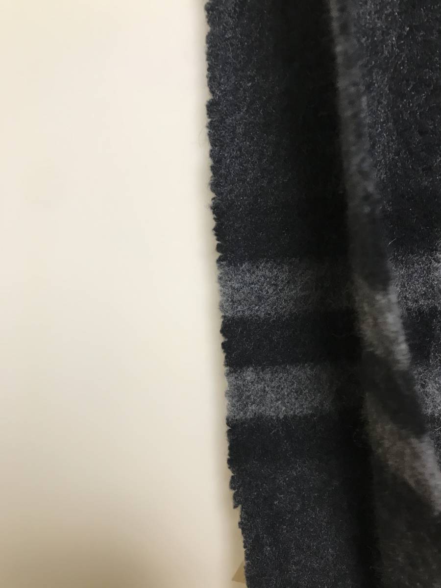 BURBERRY バーバリー マフラー カシミア100% チャコール 送料無料
