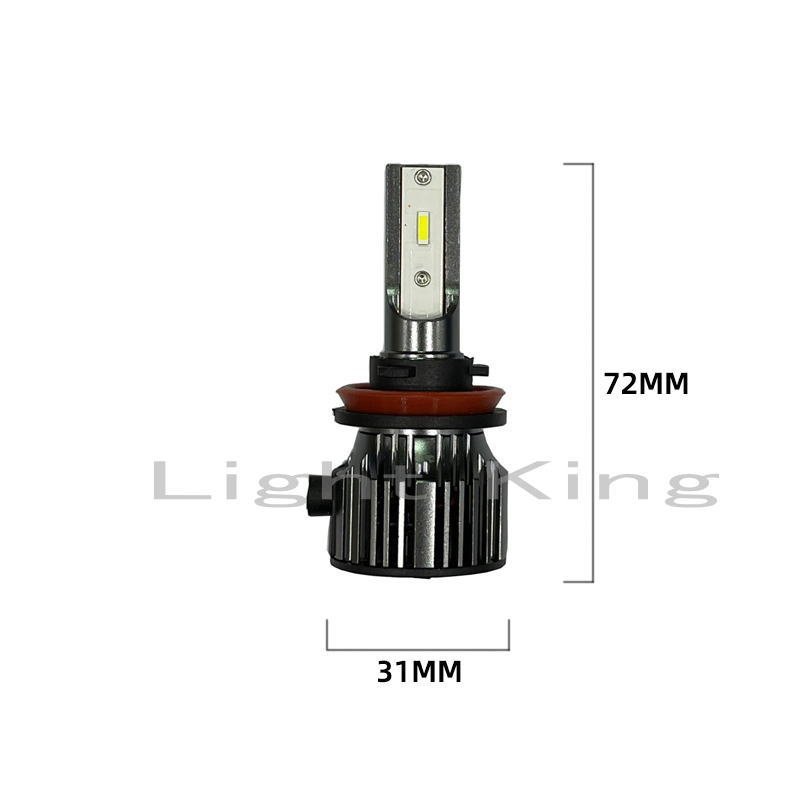 超爆光 20000LM LED ファン付 フォグランプ 80W x 2灯セット H8/H11/H16 ゴールデンイエロー 黄色 USA CREE製 アテンザ MPV CX-5 デミオ_画像6