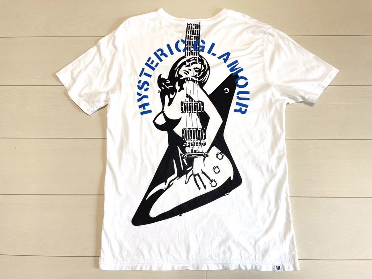 HYSTERIC GLAMOUR ヒステリックグラマー L ギターガール 人気 T ...