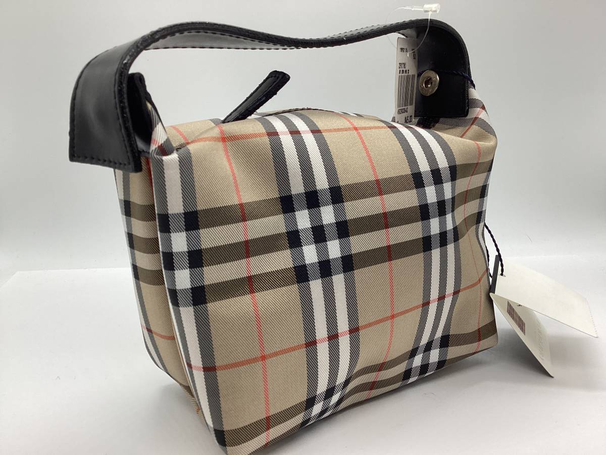 1251□ 未使用 Burberry バーバリー ロンドン ハンドバッグ ミニ