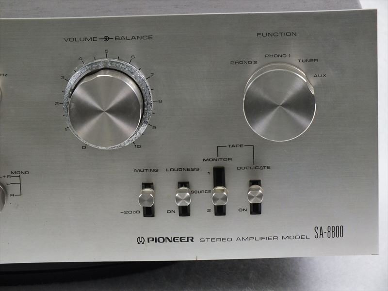 ♪ PIONEER パイオニア SA-8800 プリメインアンプ 中古 現状品 220611C2055_画像4