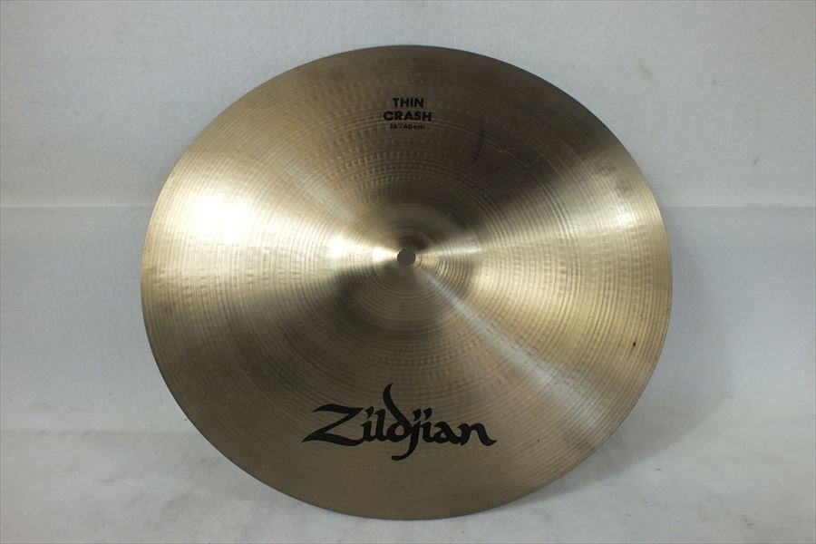 ☆ Zildjian ジルジャン THIN CRASH シンバル 16インチ 現状品