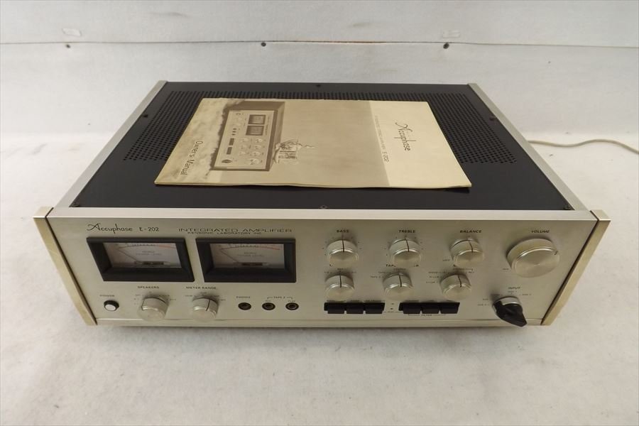 ヤフオク! - Accuphase アキュフェーズ E-202 アンプ 取扱説