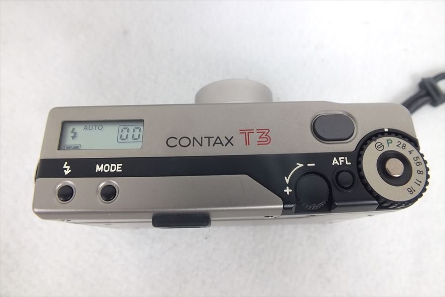 ◆ CONTAX コンタックス T3 コンパクトカメラ ソフトケース付き 中古 現状品 220609G3111_画像4